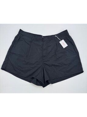 Good American Black Casual Shorts With Pockets 3XL Size 6 Plus size